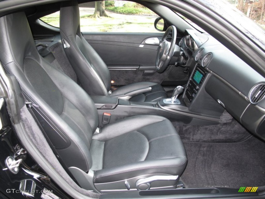 Black Interior 2009 Porsche Cayman Standard Cayman Model Photo #62733874
