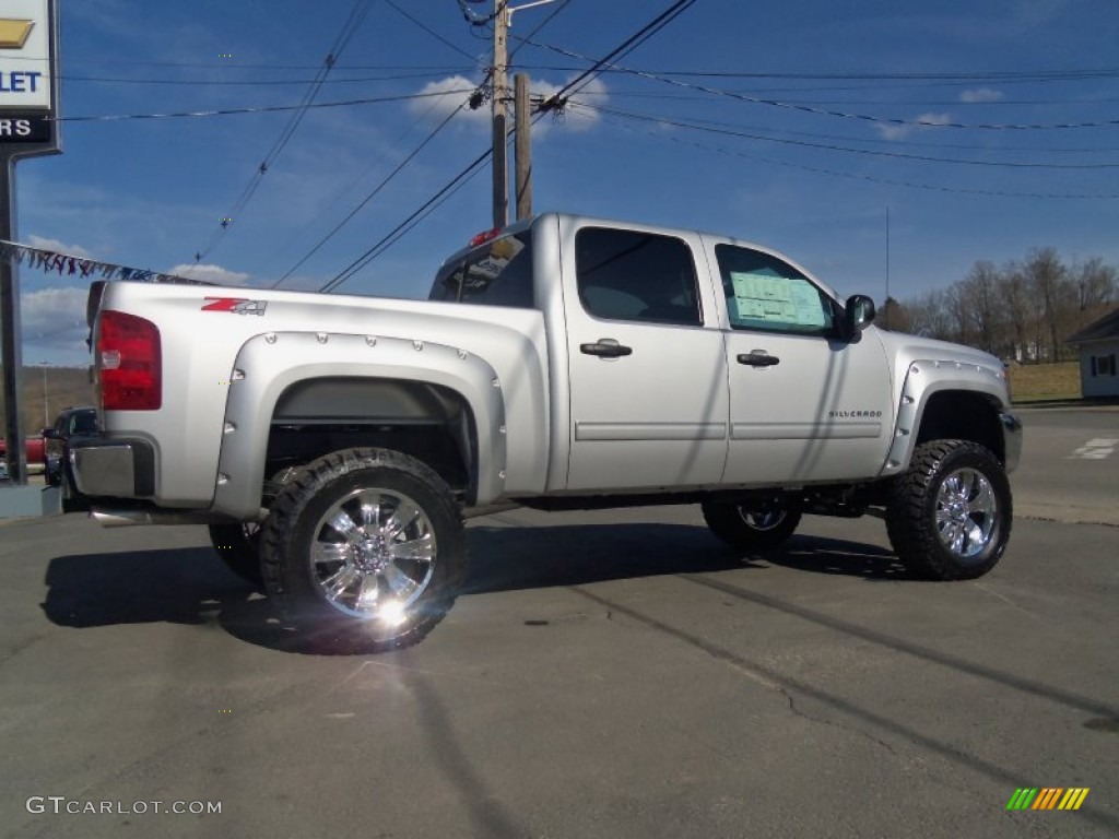 2012 Silverado 1500 LT Crew Cab 4x4 - Silver Ice Metallic / Ebony photo #7