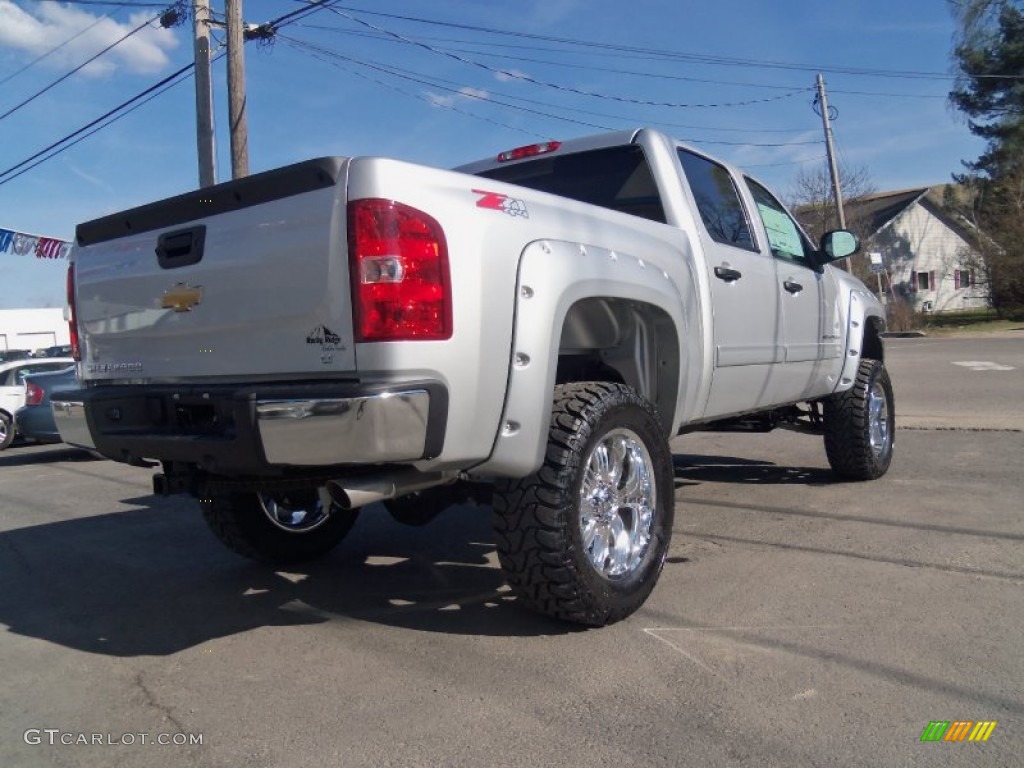 2012 Silverado 1500 LT Crew Cab 4x4 - Silver Ice Metallic / Ebony photo #8