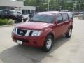 2011 Red Brick Nissan Pathfinder S  photo #1