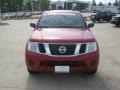 2011 Red Brick Nissan Pathfinder S  photo #8