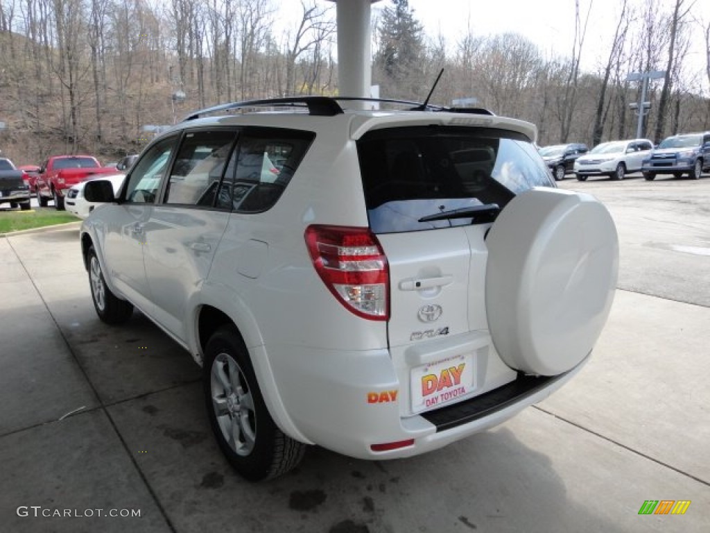 2012 RAV4 V6 Limited 4WD - Blizzard White Pearl / Ash photo #4