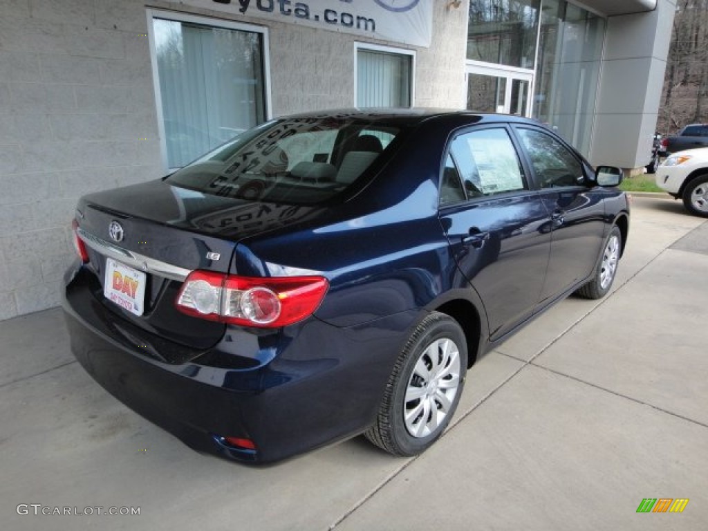 2012 Corolla LE - Nautical Blue Metallic / Ash photo #2