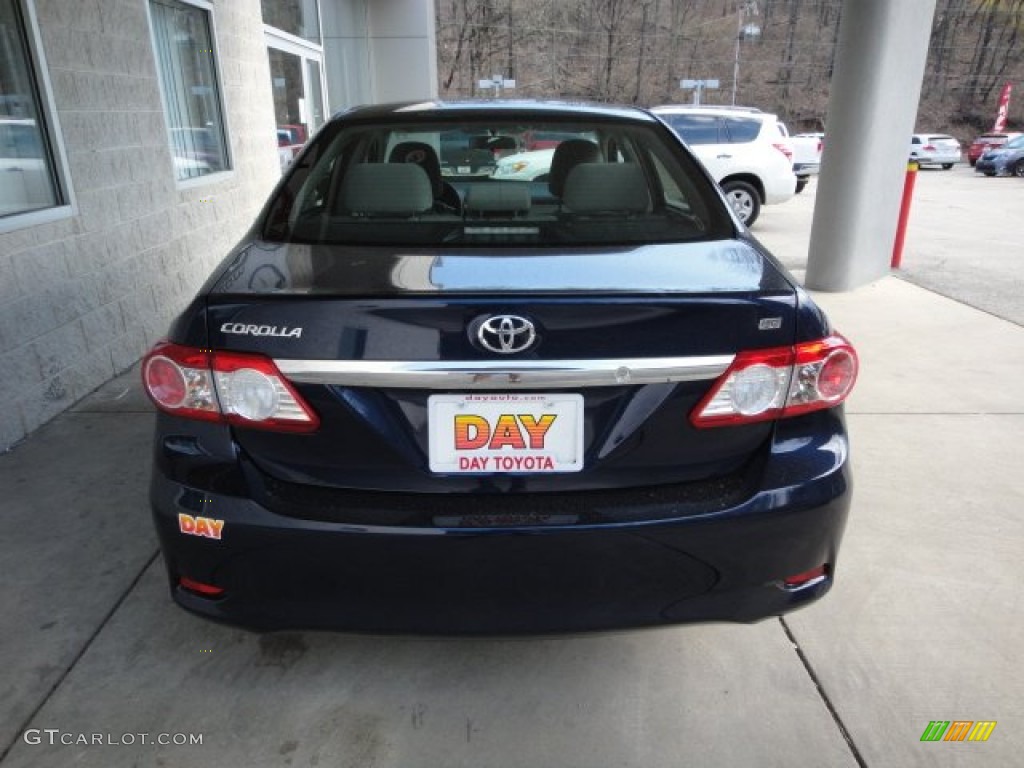 2012 Corolla LE - Nautical Blue Metallic / Ash photo #3