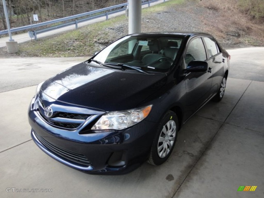 2012 Corolla LE - Nautical Blue Metallic / Ash photo #5