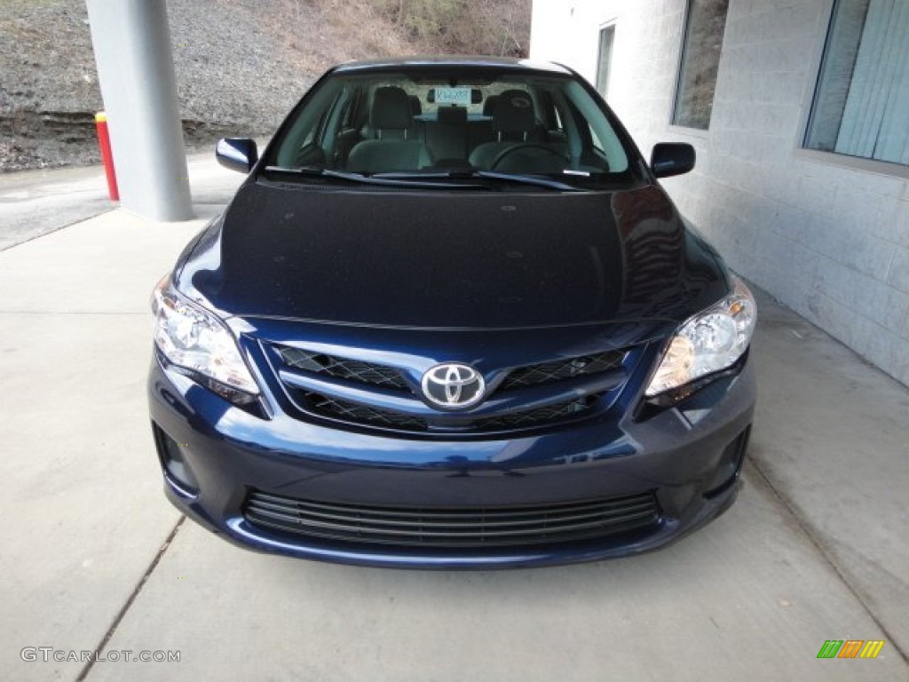 2012 Corolla LE - Nautical Blue Metallic / Ash photo #6