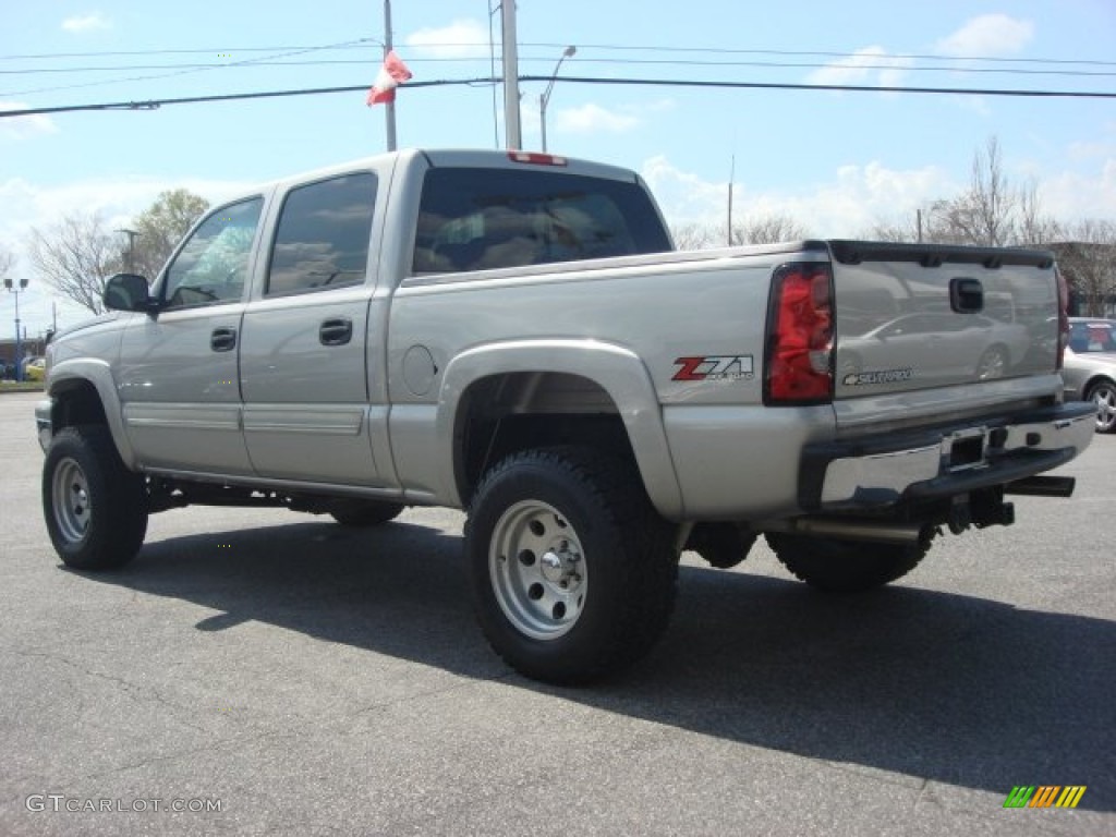 2006 Silverado 1500 Z71 Crew Cab 4x4 - Silver Birch Metallic / Dark Charcoal photo #3