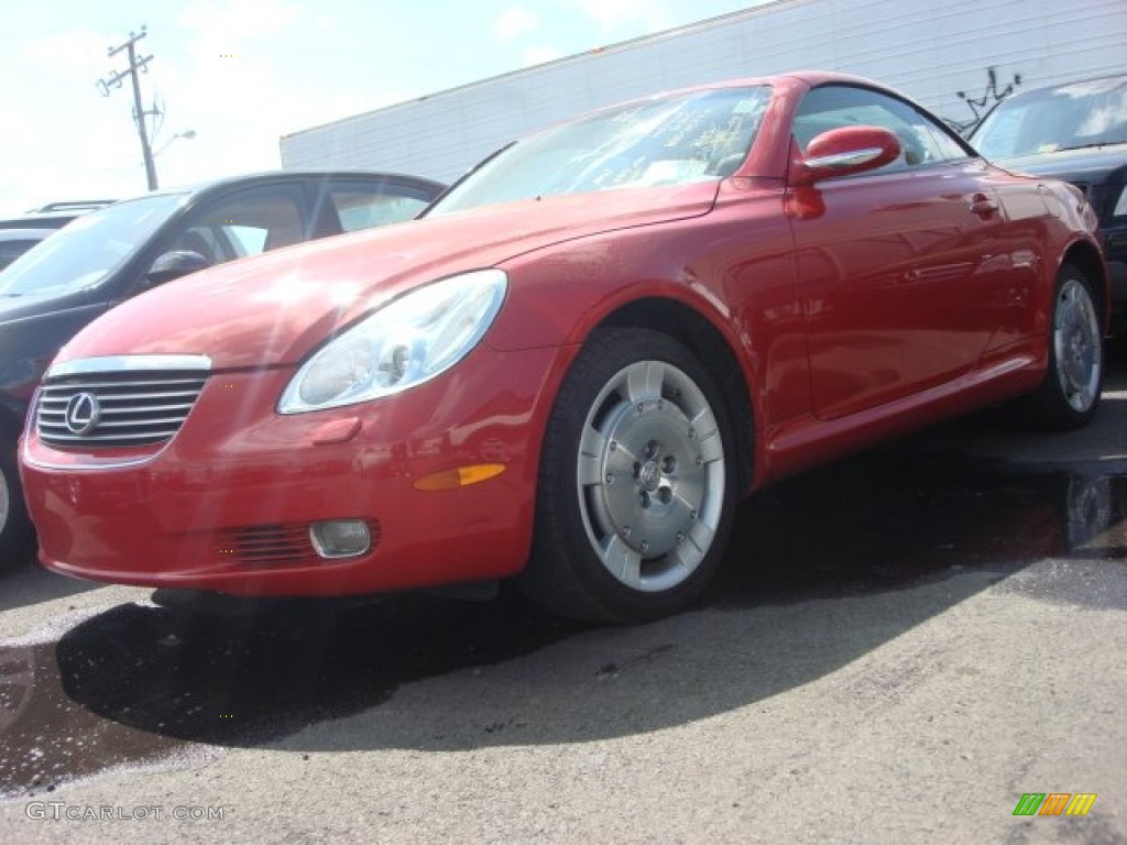 Absolutely Red Lexus SC