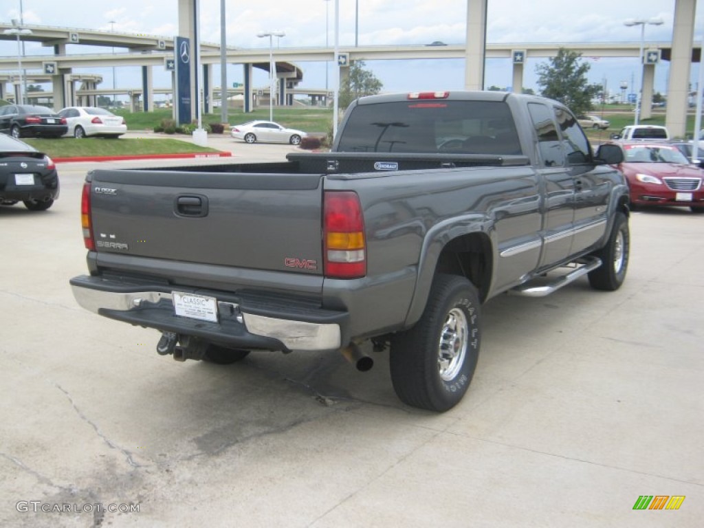 Storm Gray Metallic 2001 GMC Sierra 2500HD SL Extended Cab Exterior Photo #62736748