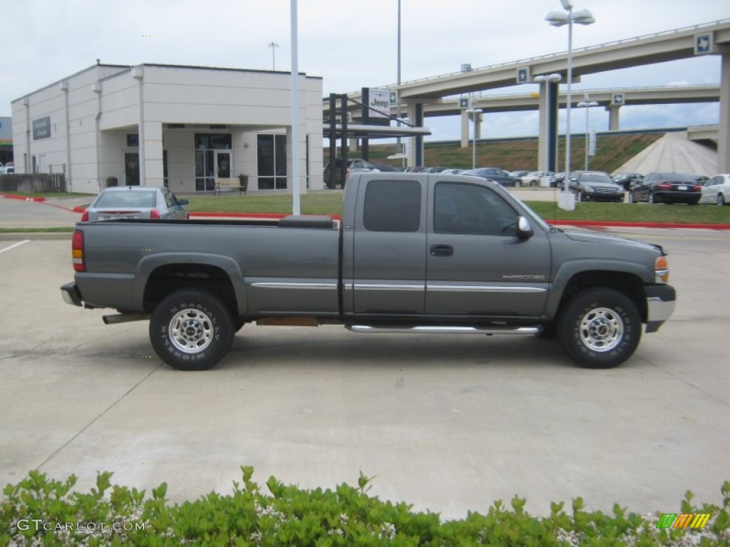 Storm Gray Metallic 2001 GMC Sierra 2500HD SL Extended Cab Exterior Photo #62736757