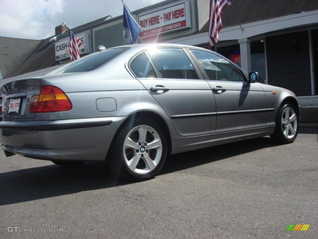 2004 3 Series 330xi Sedan - Silver Grey Metallic / Black photo #5