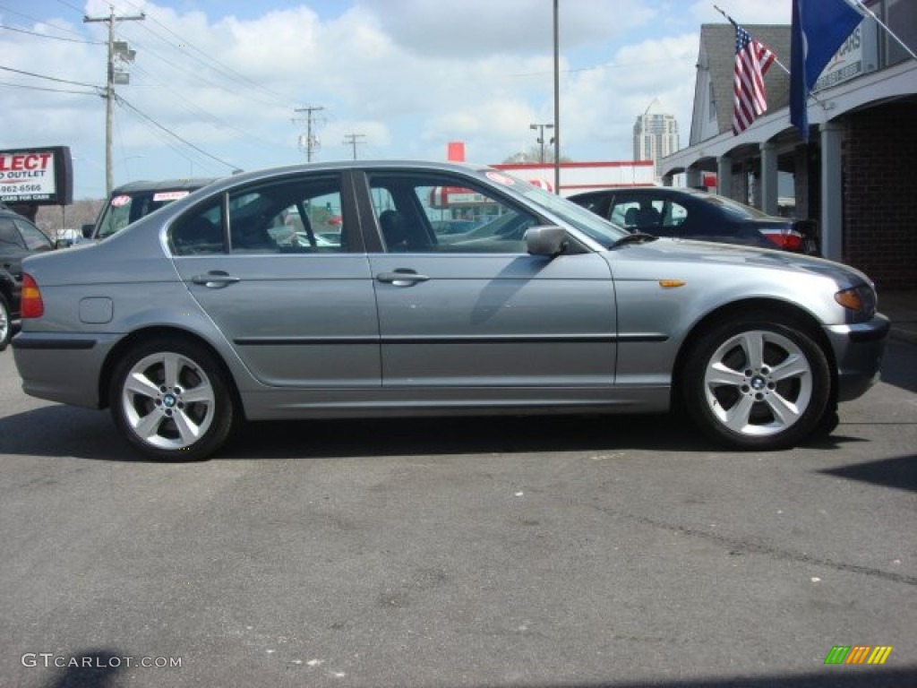 2004 3 Series 330xi Sedan - Silver Grey Metallic / Black photo #6