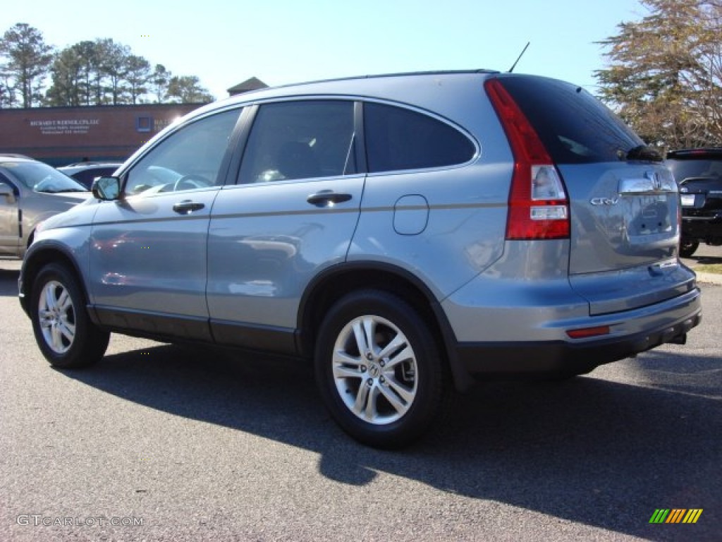 2011 CR-V EX - Glacier Blue Metallic / Gray photo #5