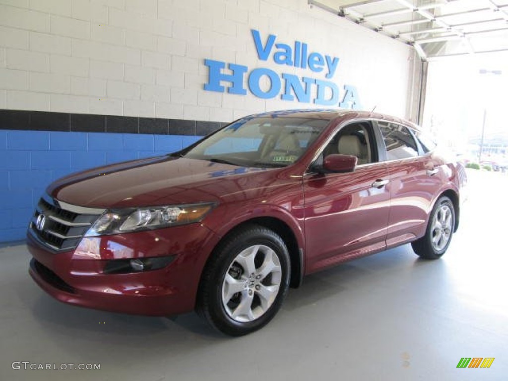 2010 Accord Crosstour EX-L 4WD - Tango Red Pearl / Ivory photo #1