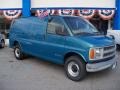 Medium Blue/Green Metallic 1999 Chevrolet Express 3500 Commercial Van Exterior