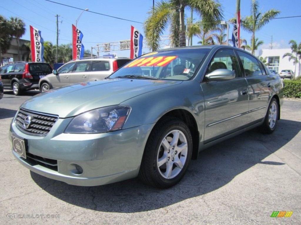 2005 Altima 2.5 SL - Mystic Emerald Green / Blond photo #1