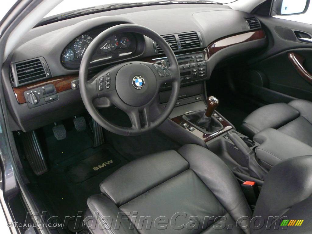 2005 3 Series 325i Coupe - Steel Blue Metallic / Black photo #12