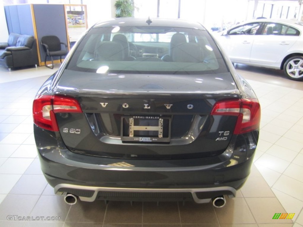 2012 S60 R-Design AWD - Saville Grey Metallic / R-Design Off Black photo #3