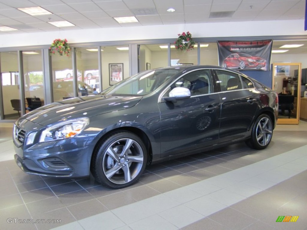 2012 S60 R-Design AWD - Saville Grey Metallic / R-Design Off Black photo #6