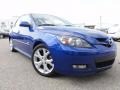 Aurora Blue Mica 2008 Mazda MAZDA3 s Grand Touring Hatchback Exterior