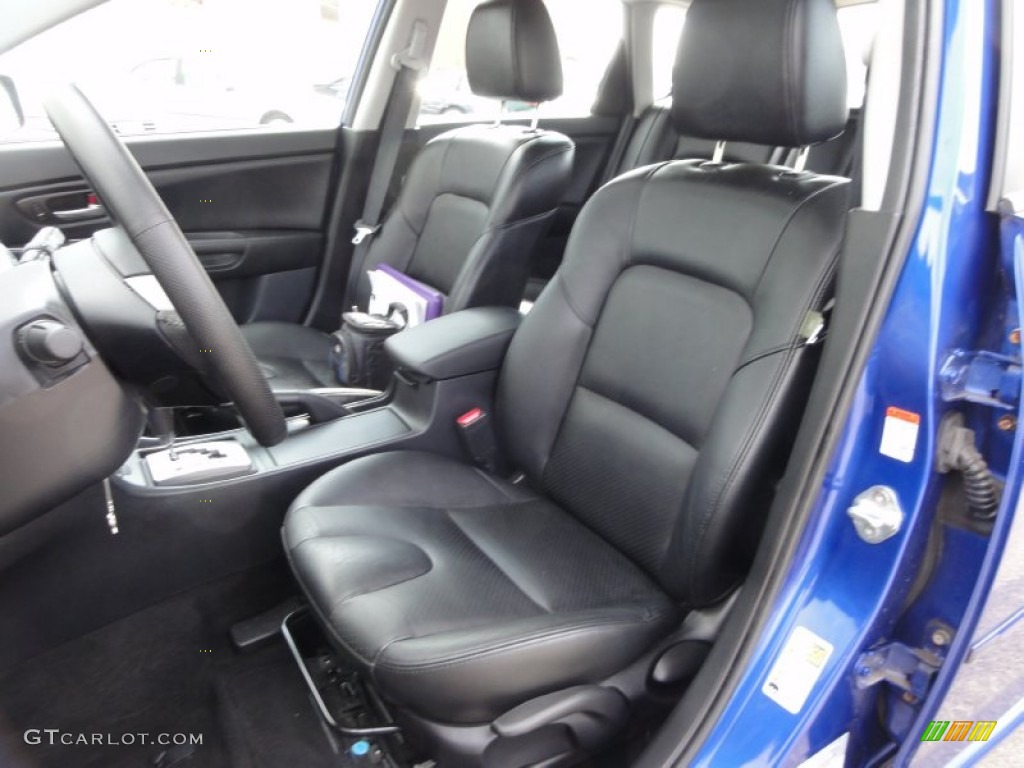 Black Interior 2008 Mazda MAZDA3 s Grand Touring Hatchback Photo #62740066