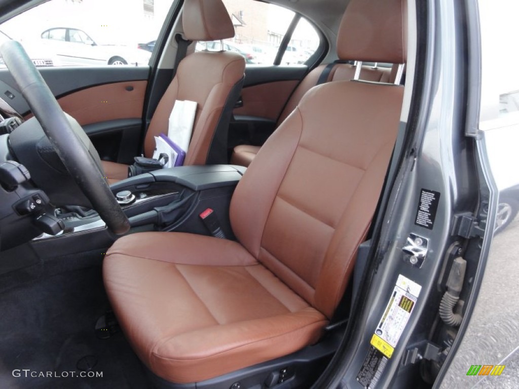Auburn Interior 2007 BMW 5 Series 530xi Sedan Photo #62741027