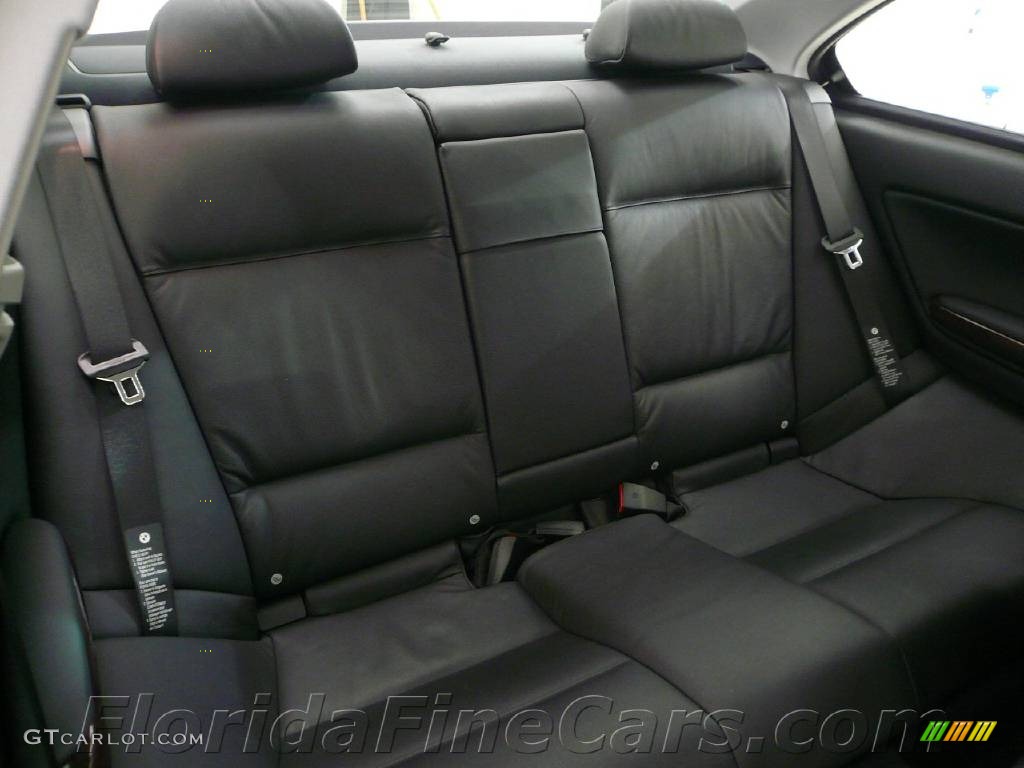 2005 3 Series 325i Coupe - Steel Blue Metallic / Black photo #14