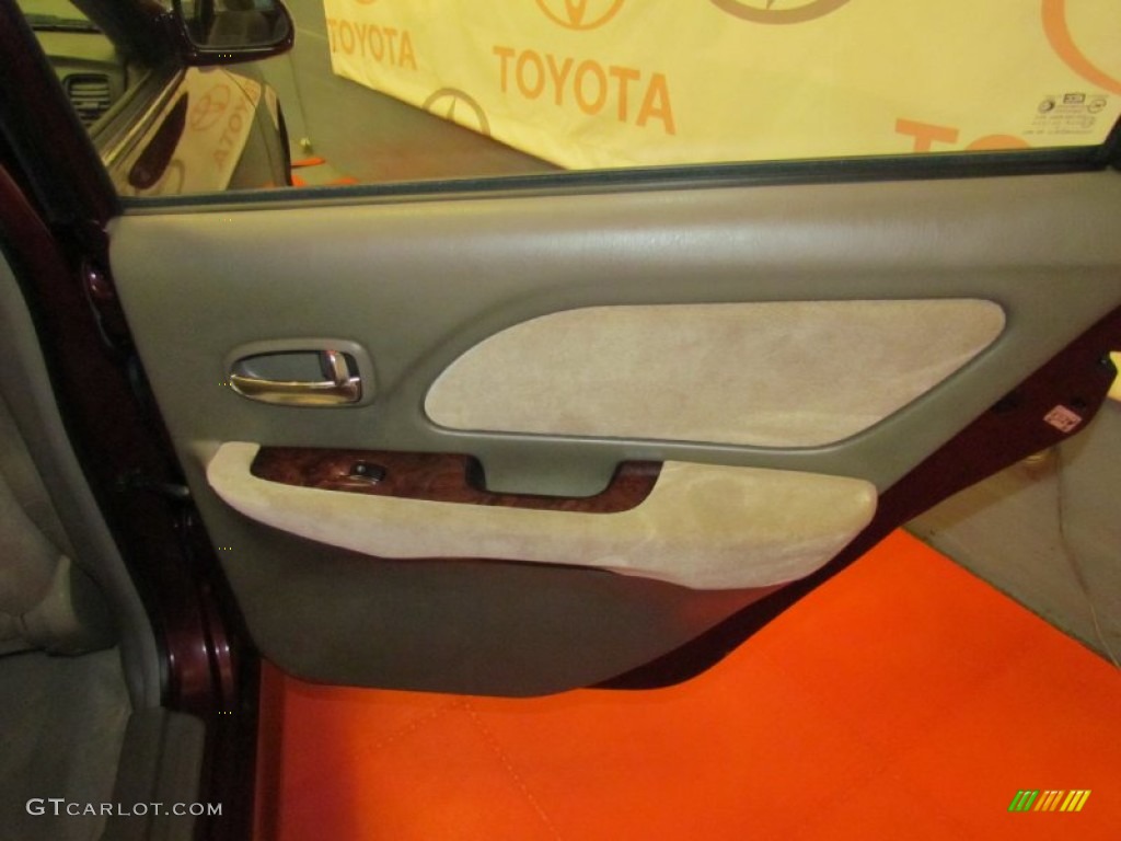 2002 Sonata GLS V6 - Ruby Red / Beige photo #21