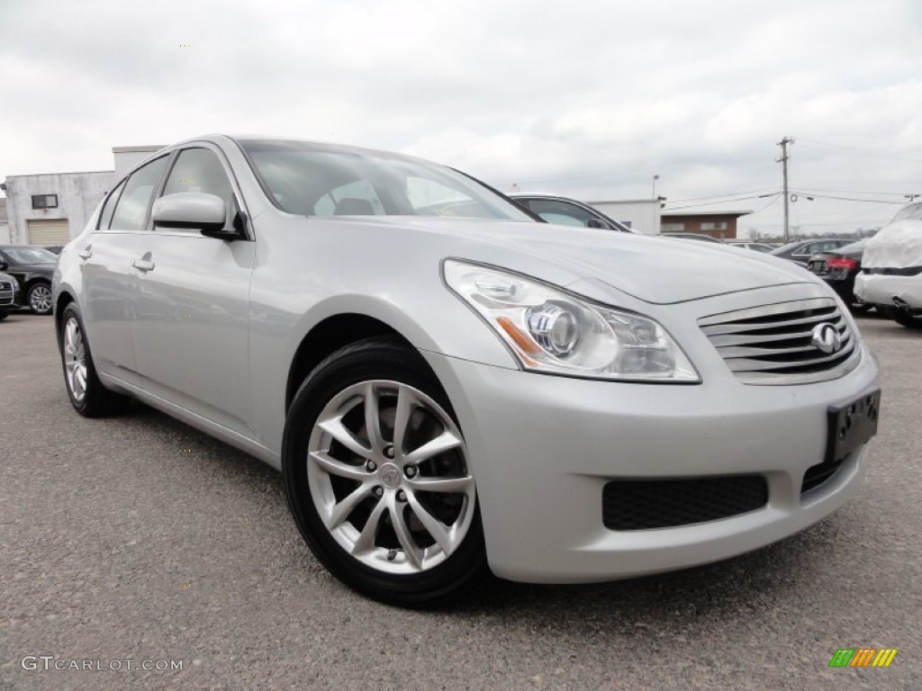 Liquid Platinum Metallic 2007 Infiniti G 35 x Sedan Exterior Photo #62742310