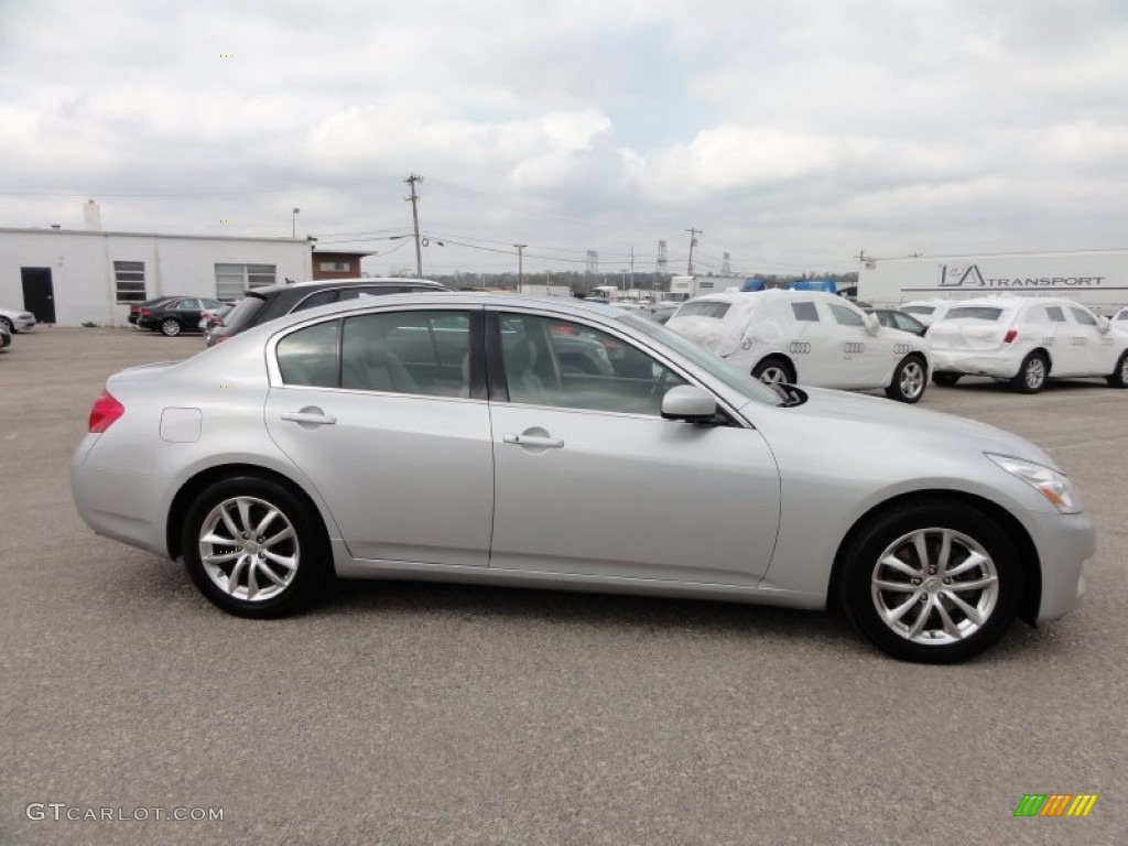 Liquid Platinum Metallic 2007 Infiniti G 35 x Sedan Exterior Photo #62742367