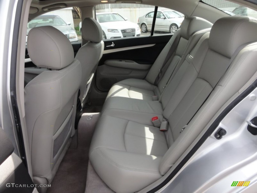 Stone Gray Interior 2007 Infiniti G 35 x Sedan Photo #62742557