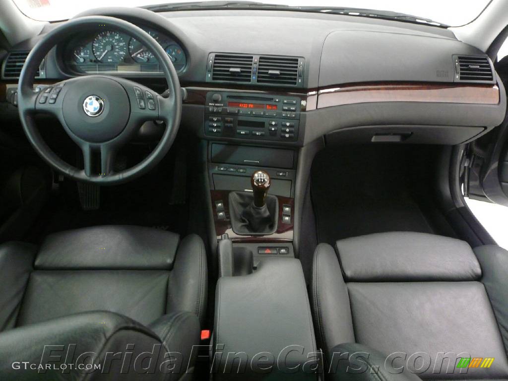 2005 3 Series 325i Coupe - Steel Blue Metallic / Black photo #15