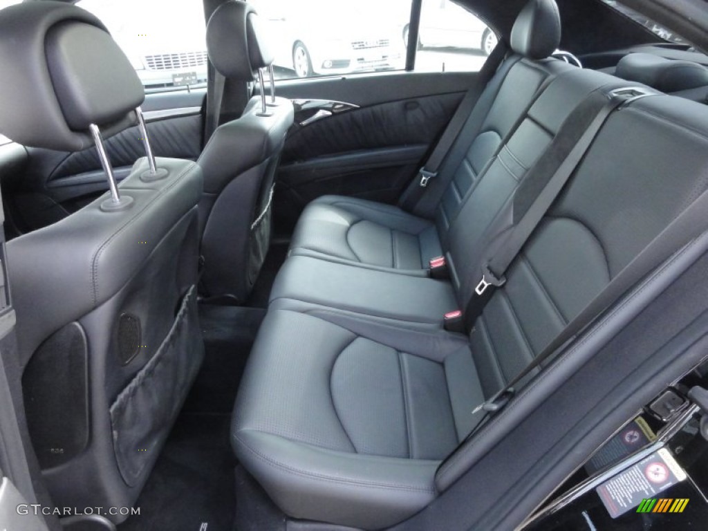 2008 Mercedes-Benz E 63 AMG Sedan Rear Seat Photos