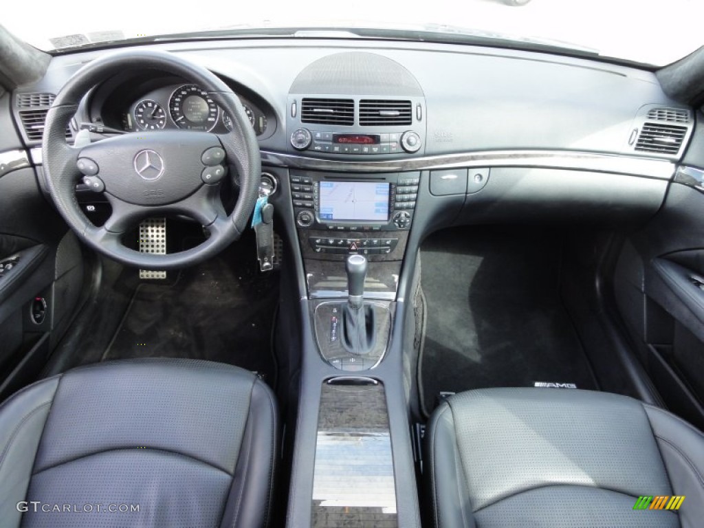 2008 Mercedes-Benz E 63 AMG Sedan Black Dashboard Photo #62743057