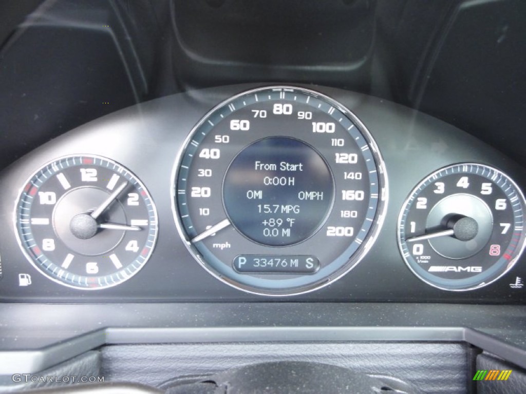 2008 Mercedes-Benz E 63 AMG Sedan Gauges Photo #62743216