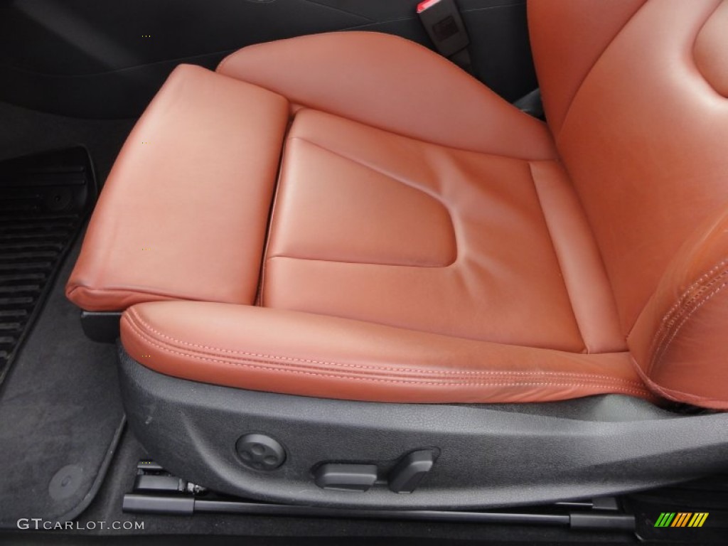 Black/Tuscan Brown Silk Nappa Leather Interior 2011 Audi S5 4.2 FSI quattro Coupe Photo #62743432