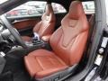 Black/Tuscan Brown Silk Nappa Leather Front Seat Photo for 2011 Audi S5 #62743441