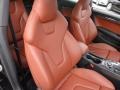 Black/Tuscan Brown Silk Nappa Leather Interior Photo for 2011 Audi S5 #62743474