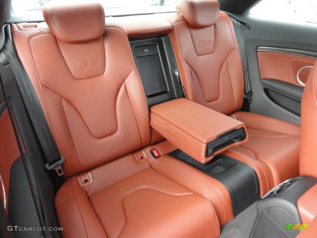 Black/Tuscan Brown Silk Nappa Leather Interior 2011 Audi S5 4.2 FSI quattro Coupe Photo #62743483
