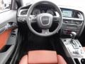 2011 Audi S5 Black/Tuscan Brown Silk Nappa Leather Interior Dashboard Photo