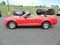 Torch Red 2007 Ford Mustang V6 Deluxe Convertible Exterior