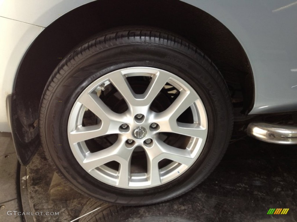 2011 Rogue SL AWD - Frosted Steel Metallic / Black photo #4