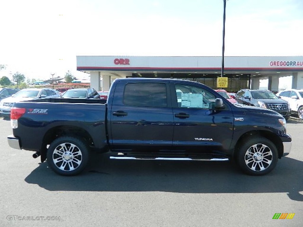 2012 Tundra TSS CrewMax 4x4 - Nautical Blue Metallic / Sand Beige photo #2