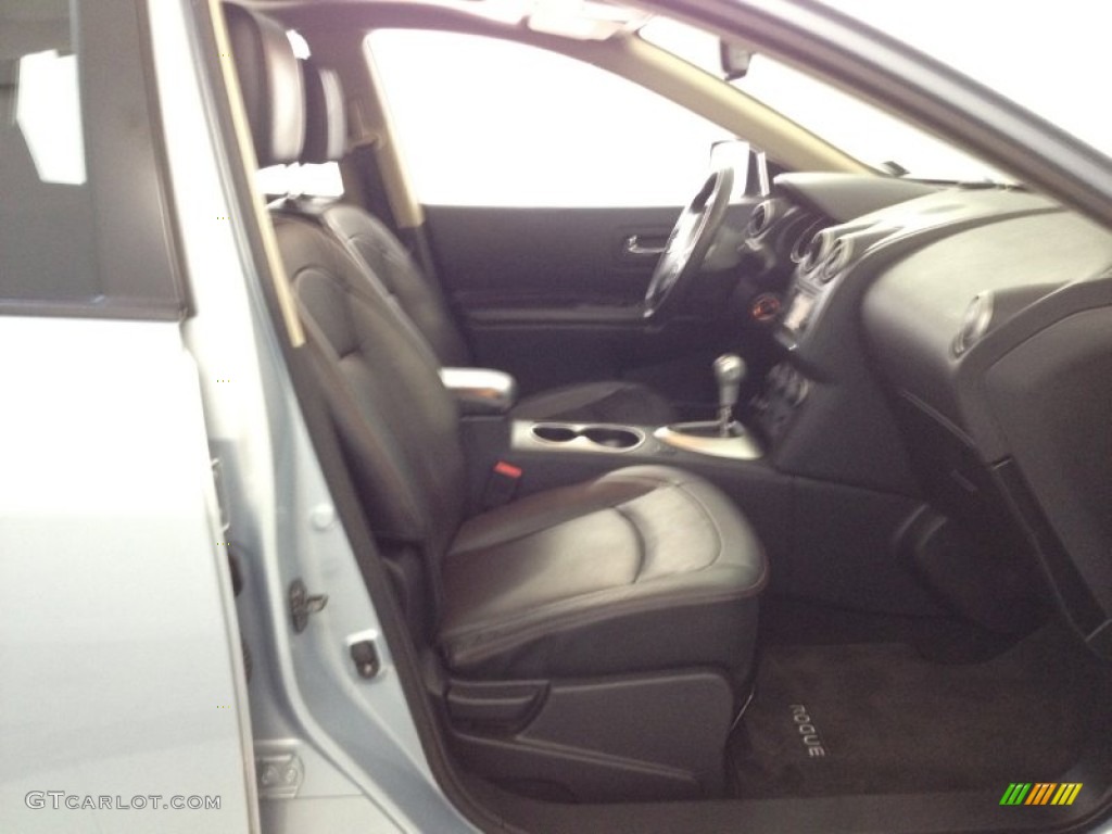 2011 Rogue SL AWD - Frosted Steel Metallic / Black photo #10