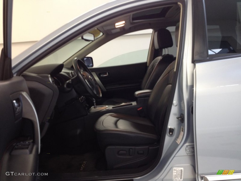 2011 Rogue SL AWD - Frosted Steel Metallic / Black photo #11