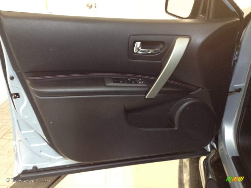 2011 Rogue SL AWD - Frosted Steel Metallic / Black photo #12