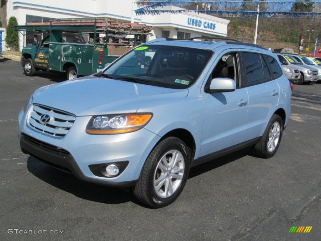 Irridescent Silver Blue Metallic 2010 Hyundai Santa Fe Limited 4WD Exterior Photo #62746555