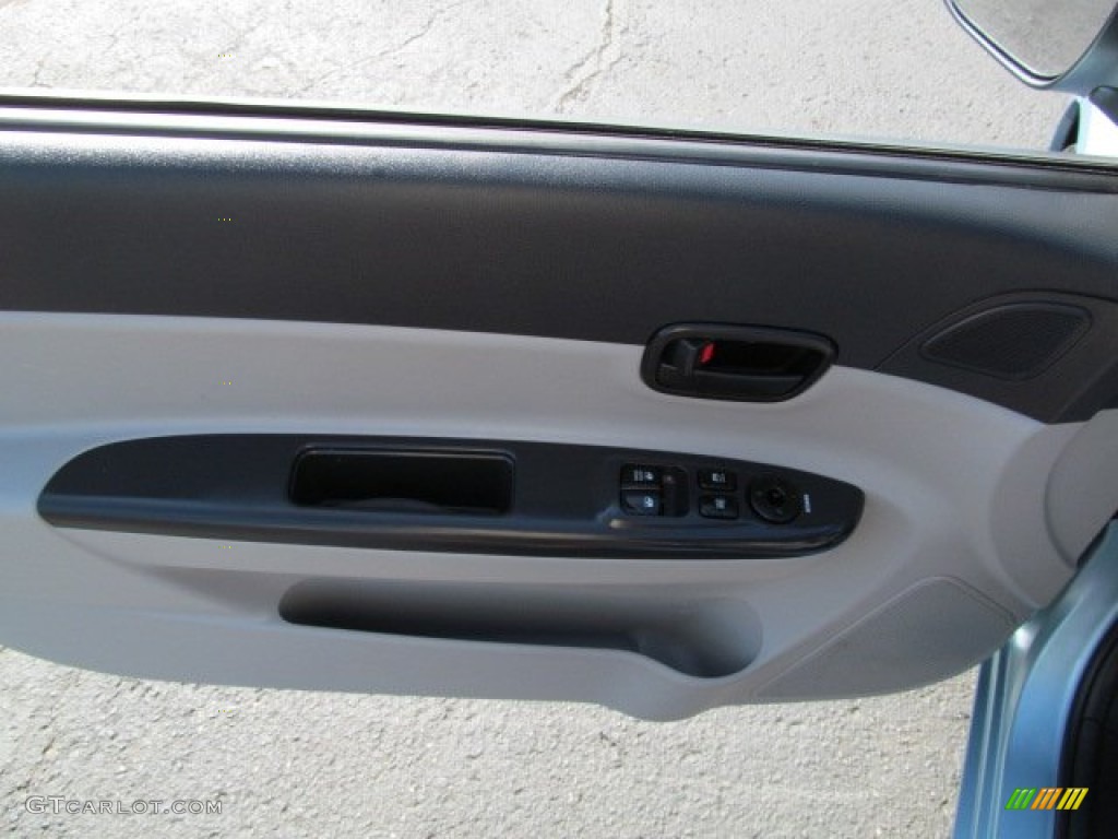 2011 Accent GS 3 Door - Clear Water Blue / Gray photo #13