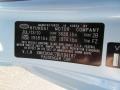 2B: Clear Water Blue 2011 Hyundai Accent GS 3 Door Color Code