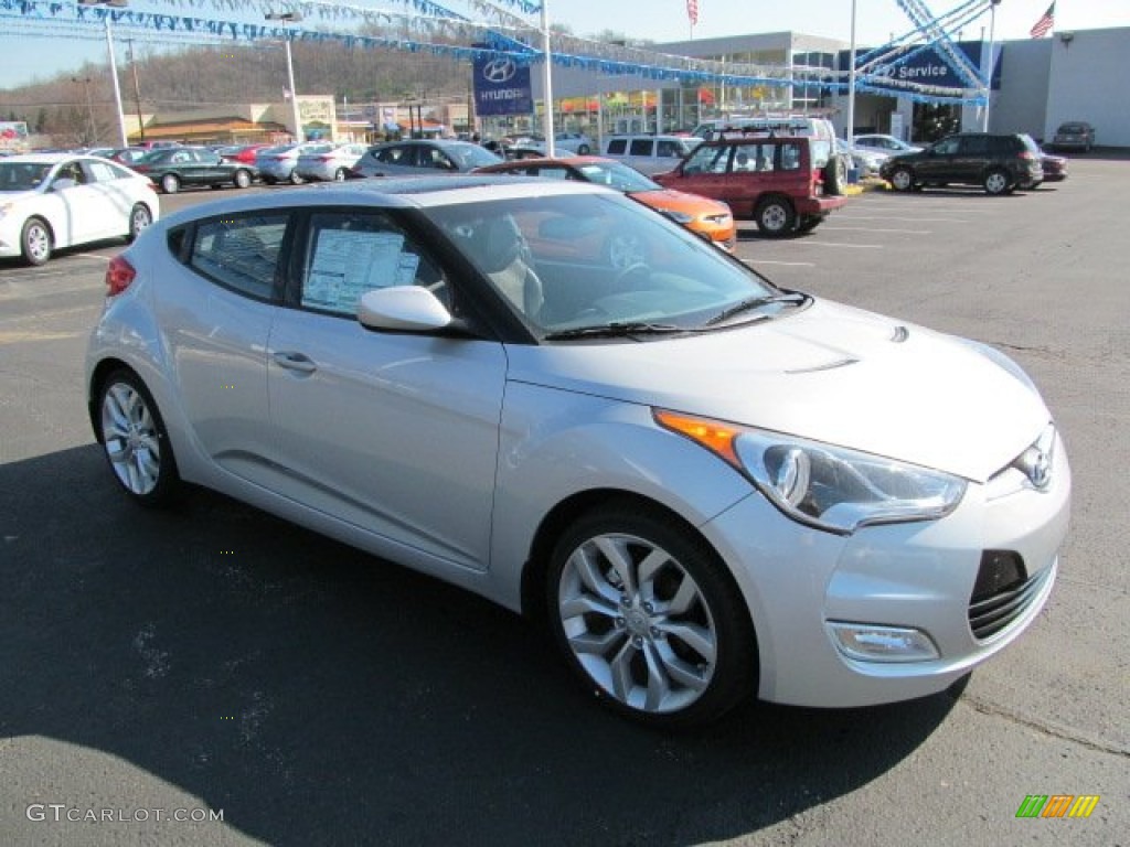 2012 Veloster  - Ironman Silver / Black photo #1